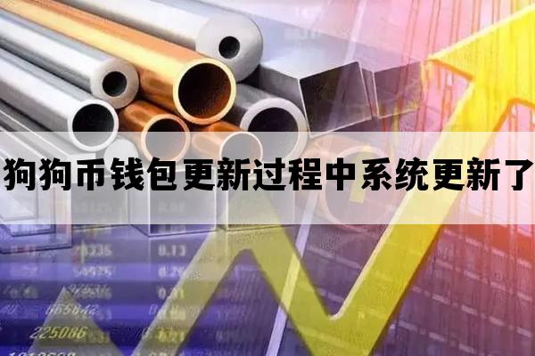 狗狗币钱包更新过程中系统更新了_狗狗币钱包更新太慢