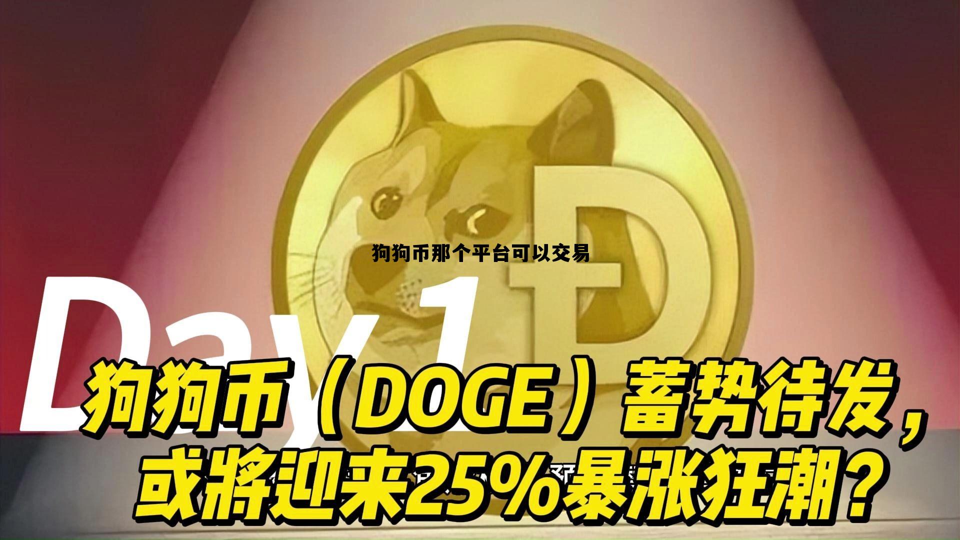 狗狗币那个平台可以交易，狗狗币在哪个交易所买