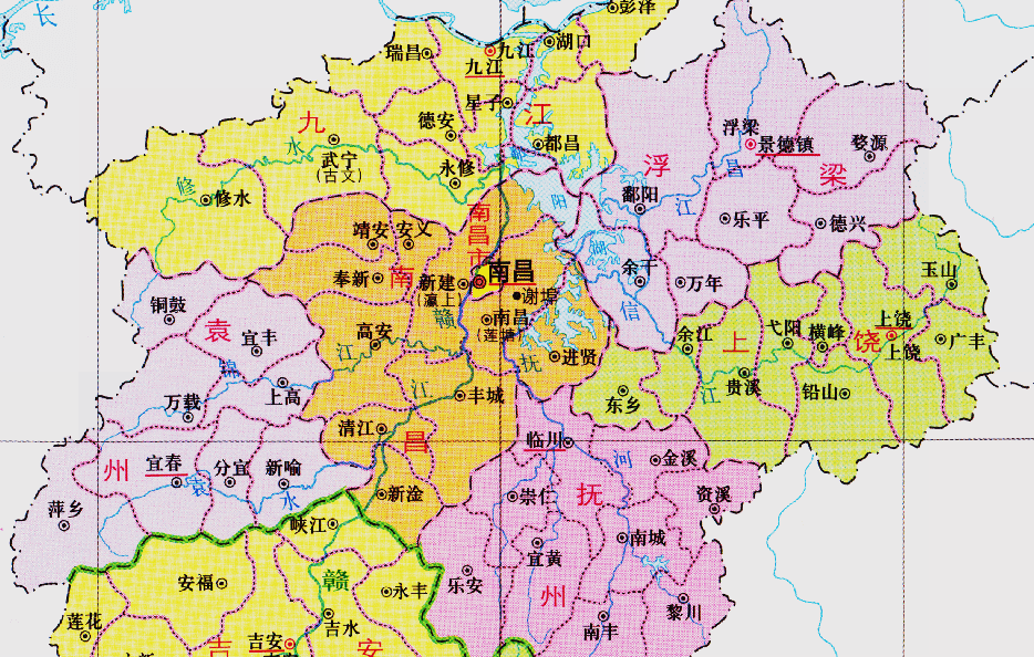 南昌市地图高清版，南昌市地图高清版图片